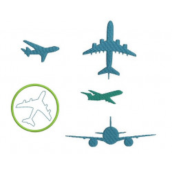 Stickdatei - Flugzeuge